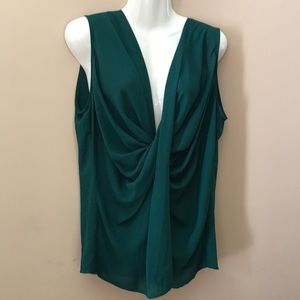 Green Flowy blouse